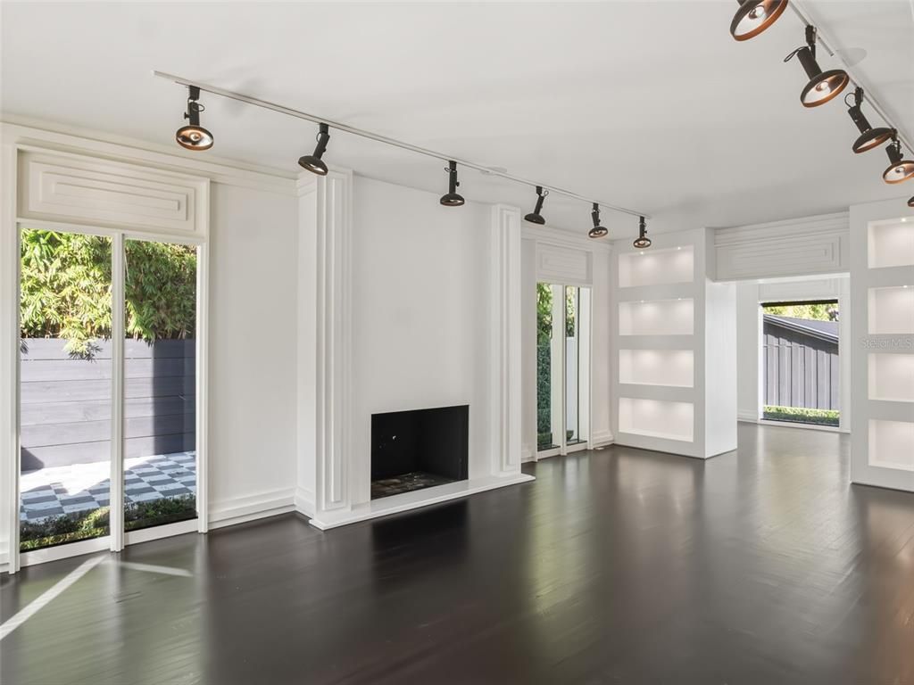Empty room, Interior, Wood Texture Flooring