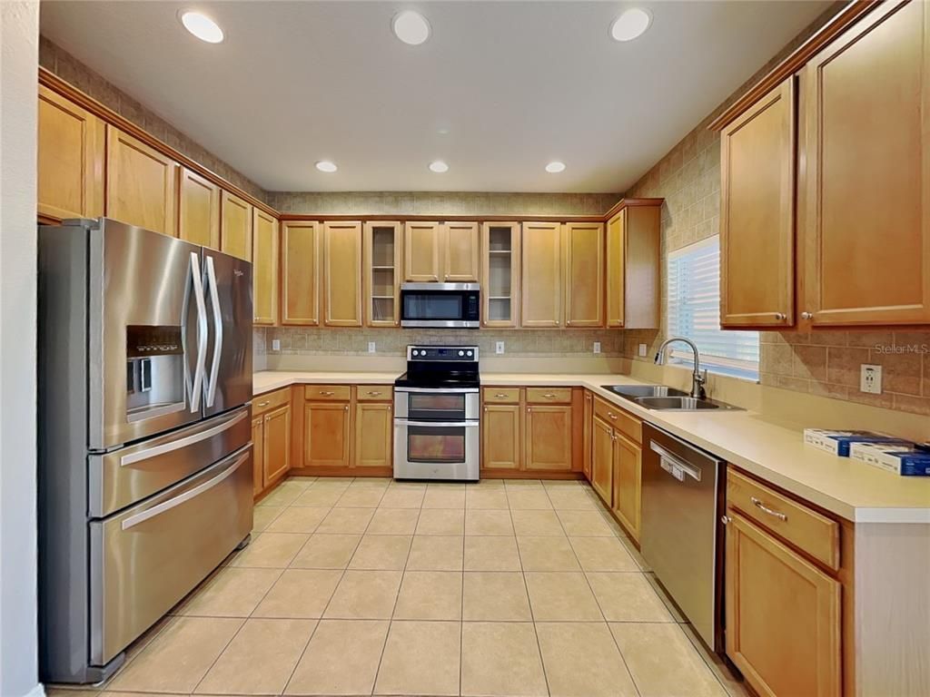 Interior, Kitchen, Recessed Lighting, Stainless Steel Appliances