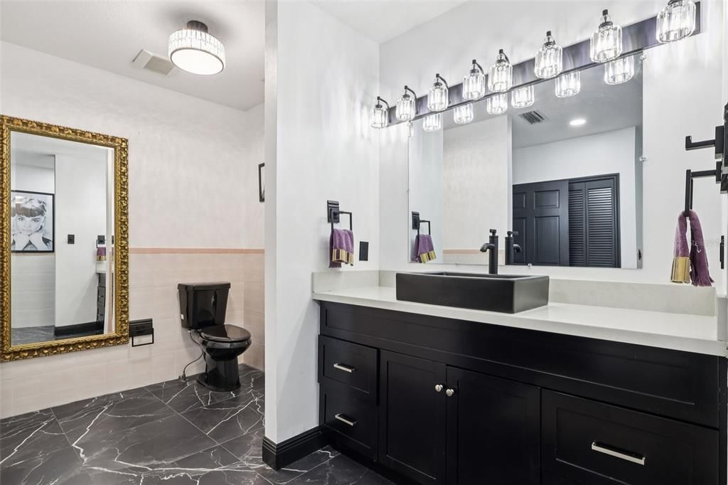Bathroom, Dual Sink Vanities, Interior, Marble
