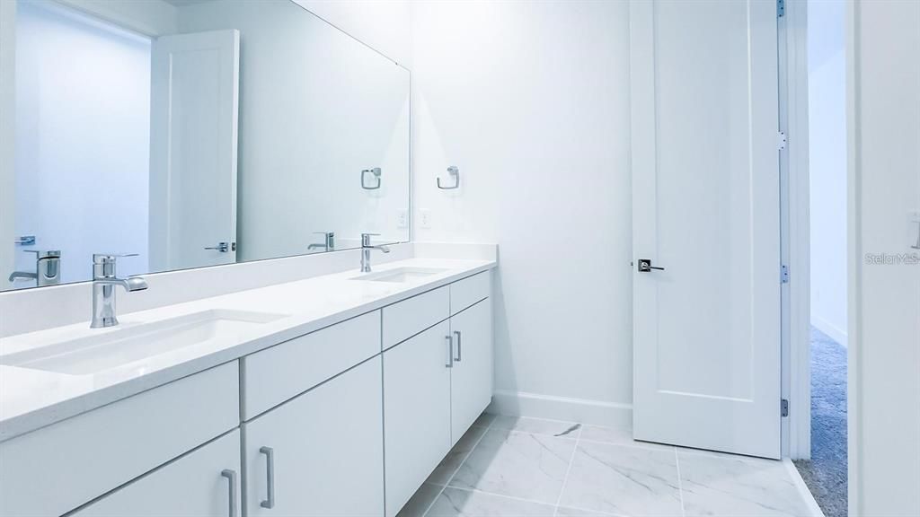 Bathroom, Dual Sink Vanities, Interior, Marble