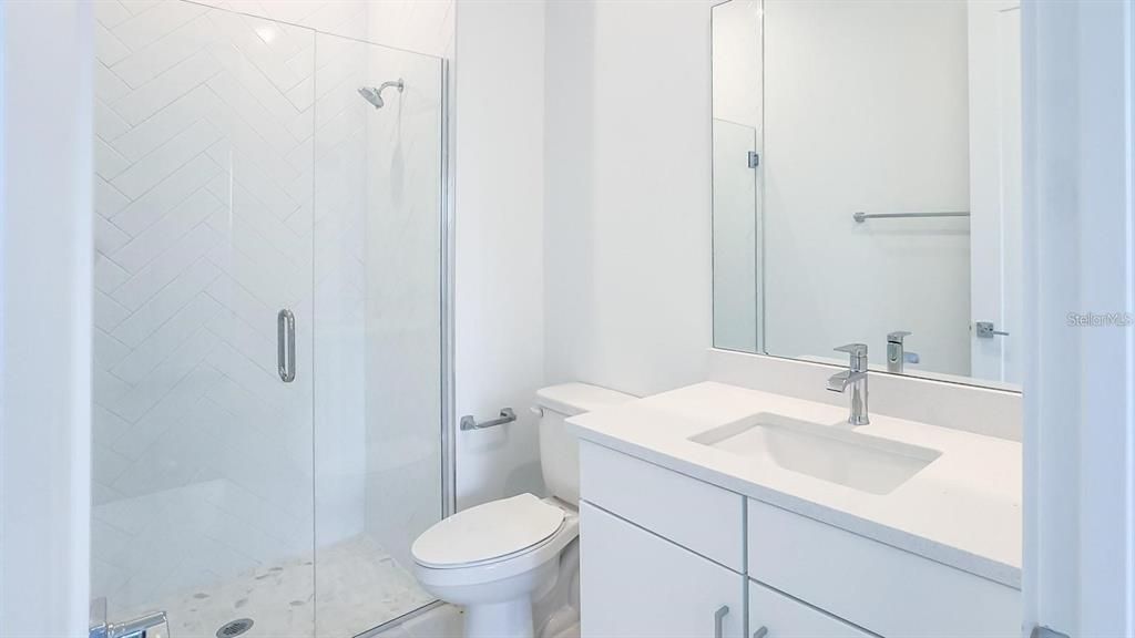 Bathroom, Glass Shower, Interior