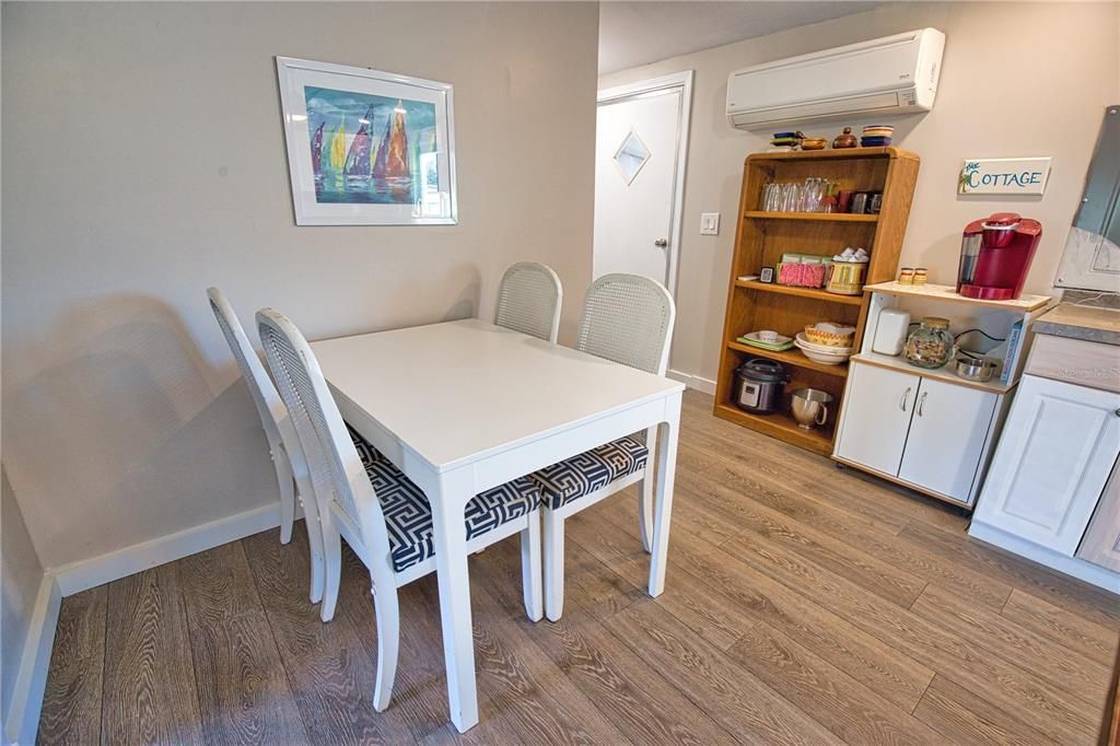 Dining room, Interior, Wood Texture Flooring