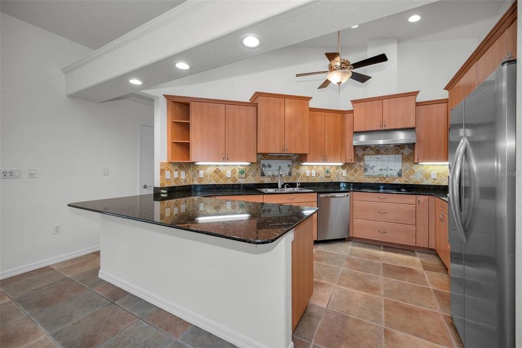 Interior, Kitchen, Recessed Lighting, Stainless Steel Appliances