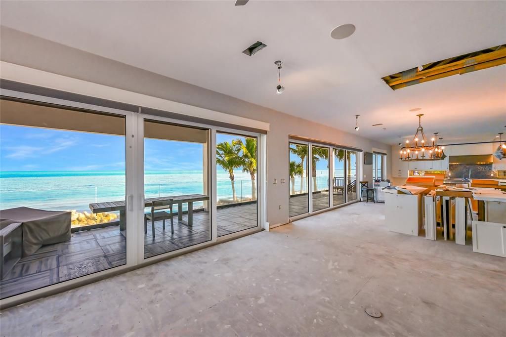 Chandelier, Interior, Kitchen, Pendant Lights, Water