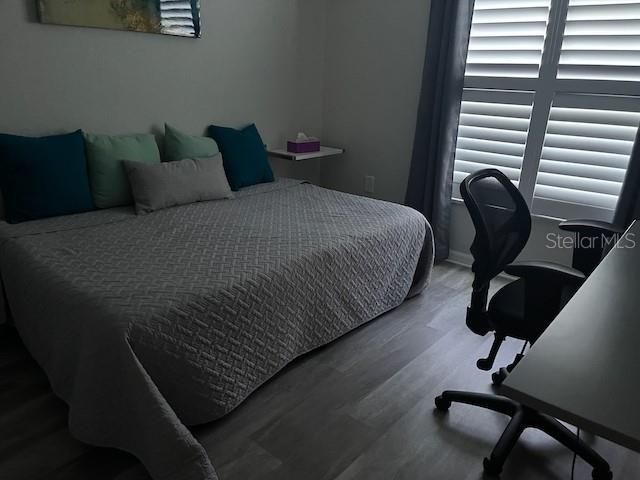 Bedroom, Home Office, Interior, Wood Texture Flooring