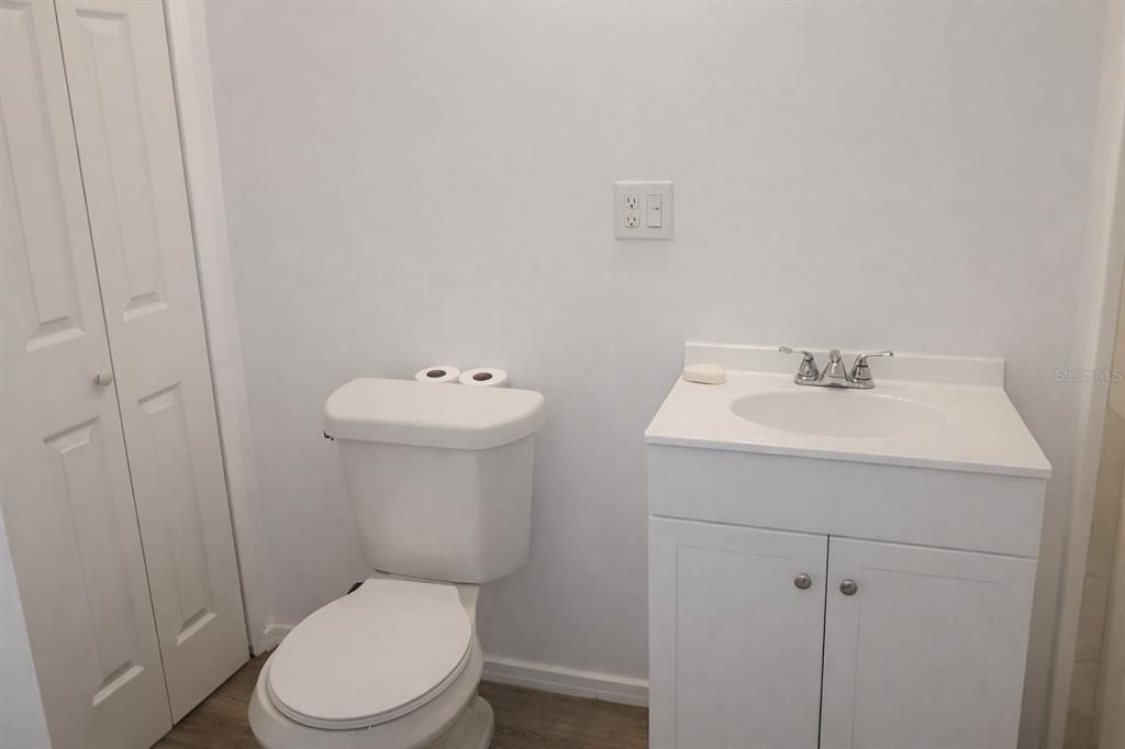 Bathroom, Interior, Wood Texture Flooring