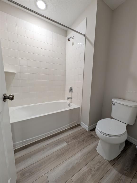 Bathroom, Interior, Recessed Lighting, Wood Texture Flooring