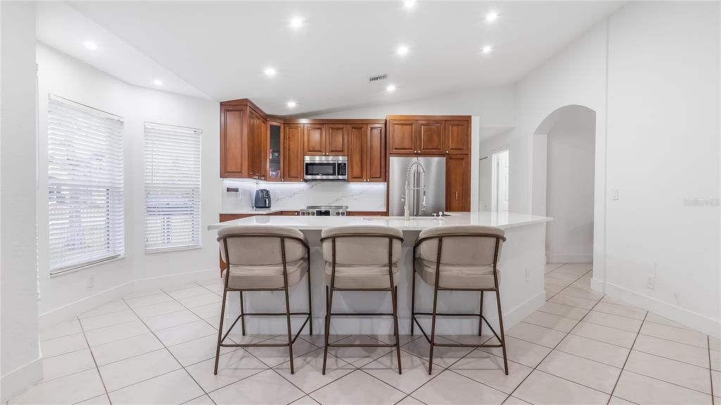 Interior, Kitchen, Recessed Lighting, Stainless Steel Appliances