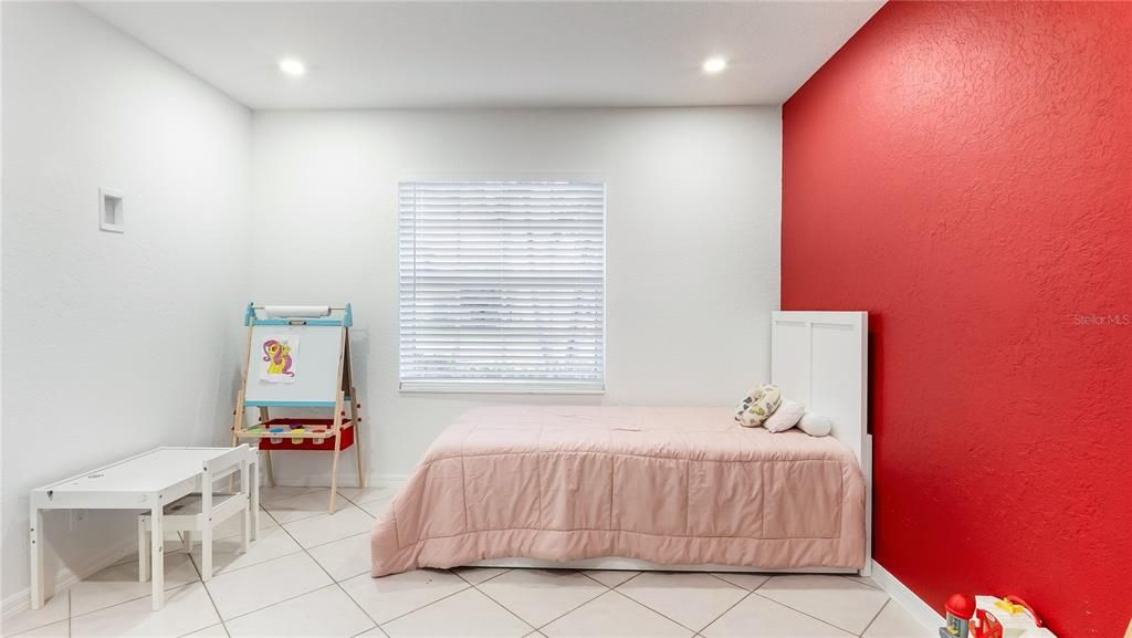 Bedroom, Interior, Recessed Lighting