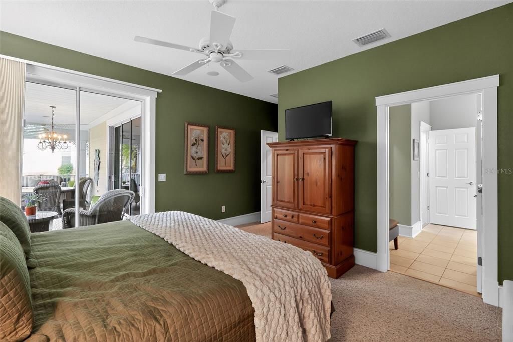 Bedroom, Chandelier, Interior