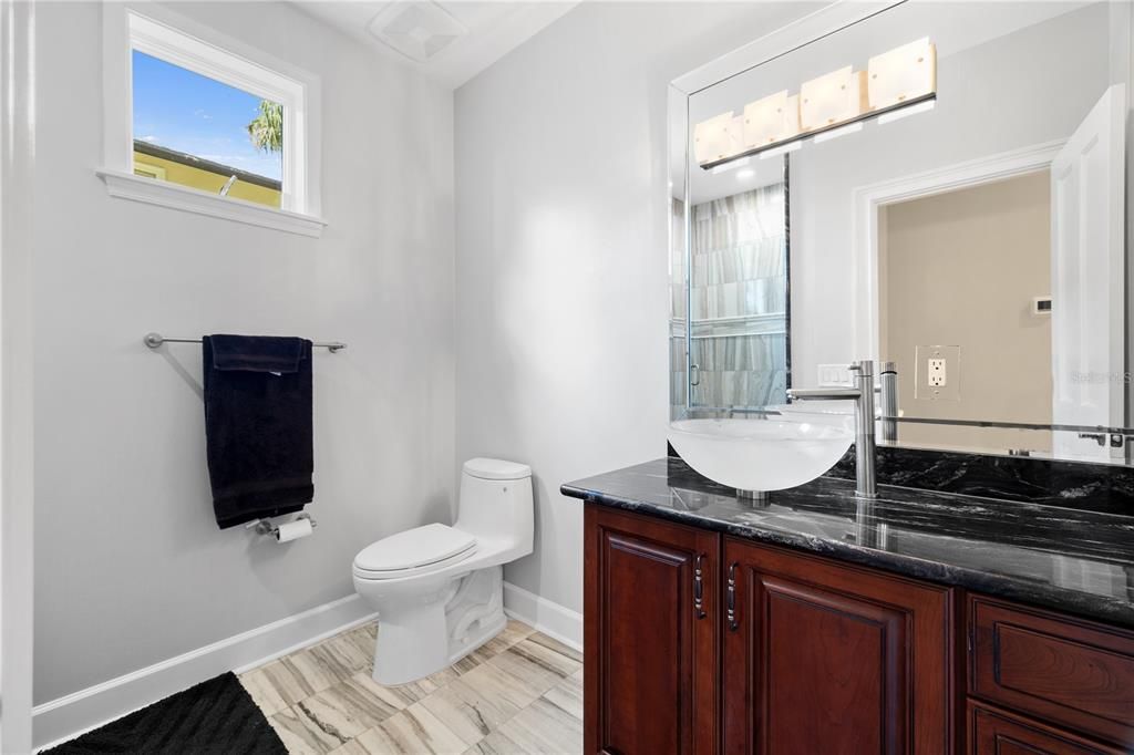Bathroom, Dual Sink Vanities, Interior, Wood Texture Flooring