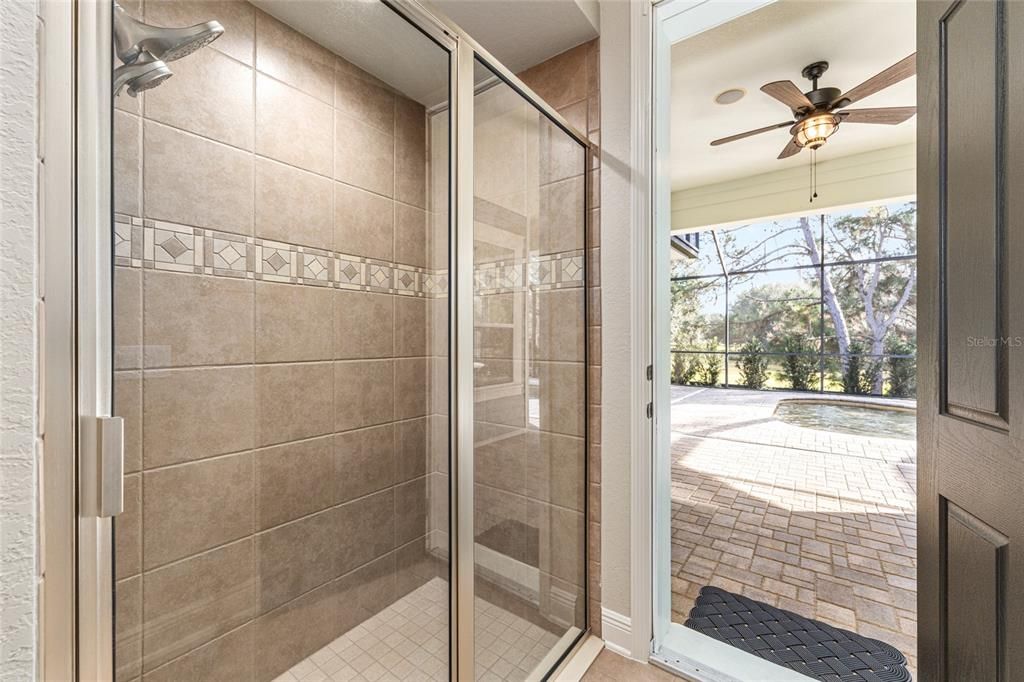Bathroom, Glass Ceilings, Glass Shower, Interior, Sun Room