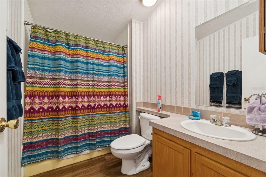 Bathroom, Interior, Wood Texture Flooring