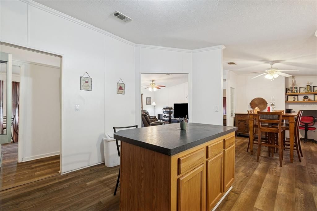 Dining room, Interior, Wood Texture Flooring