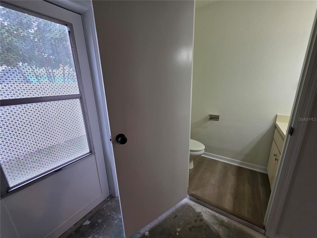 Bathroom, Interior, Wood Texture Flooring