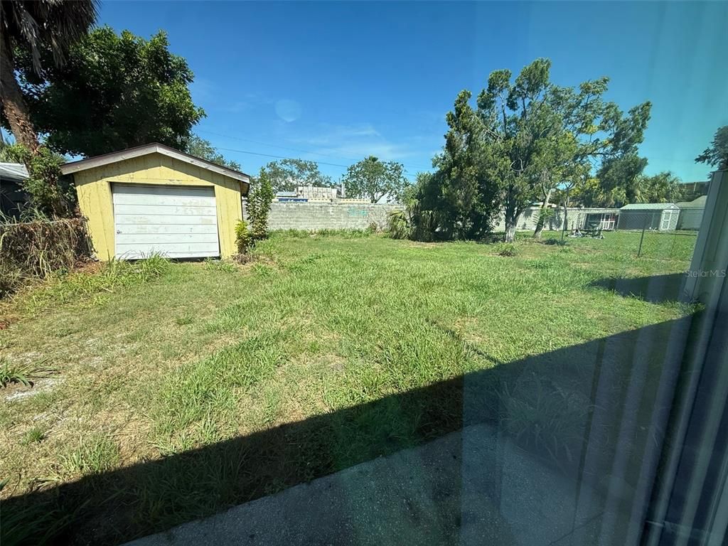 Backyard, Detached Garage, Exterior