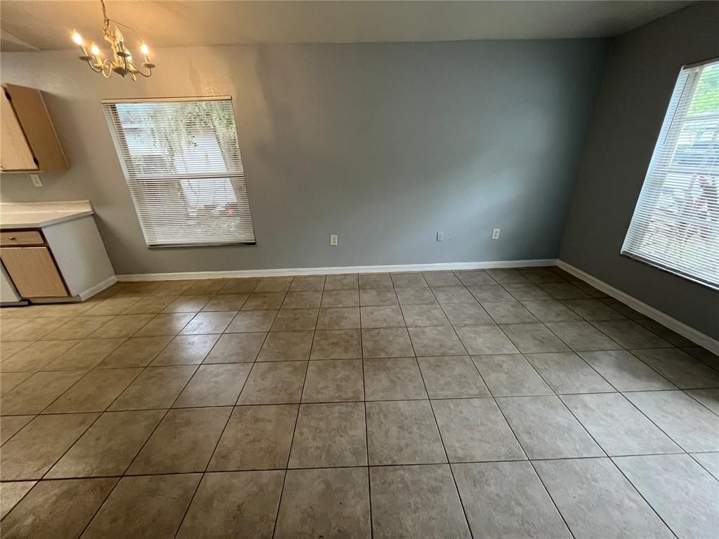 Chandelier, Empty room, Interior