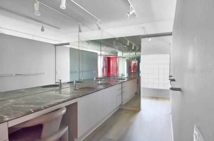 Interior, Walk-in Closets, Wood Texture Flooring