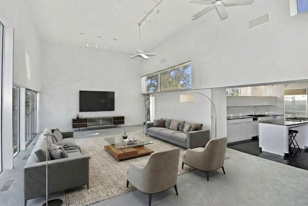 Interior, Kitchen, Living room