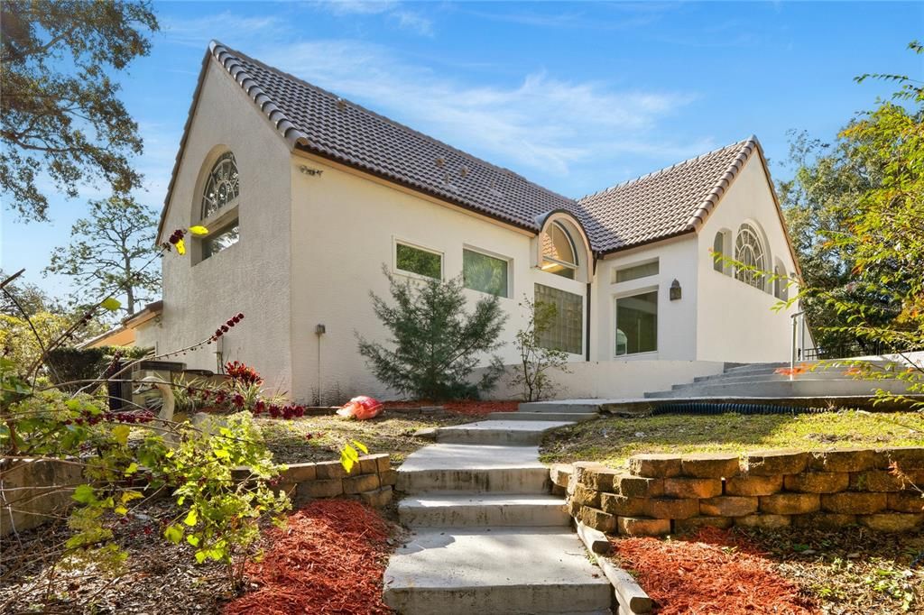 Exterior, Facade, Spanish Mediterranean