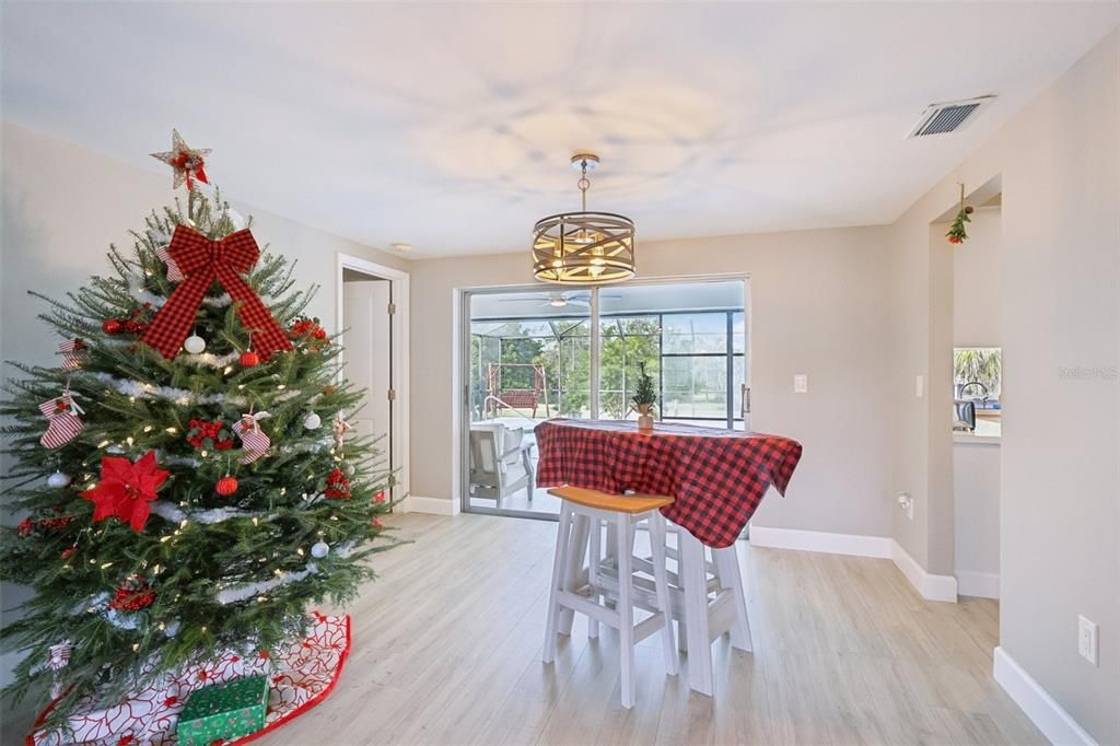 Interior, Pendant Lights, Wood Texture Flooring