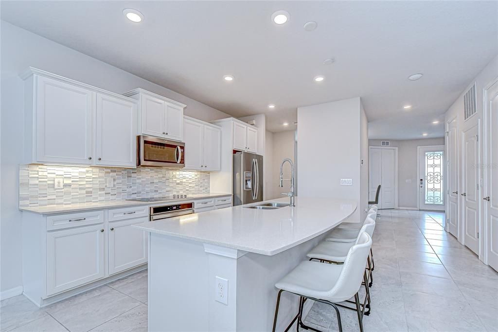 Interior, Kitchen, Recessed Lighting, Stainless Steel Appliances