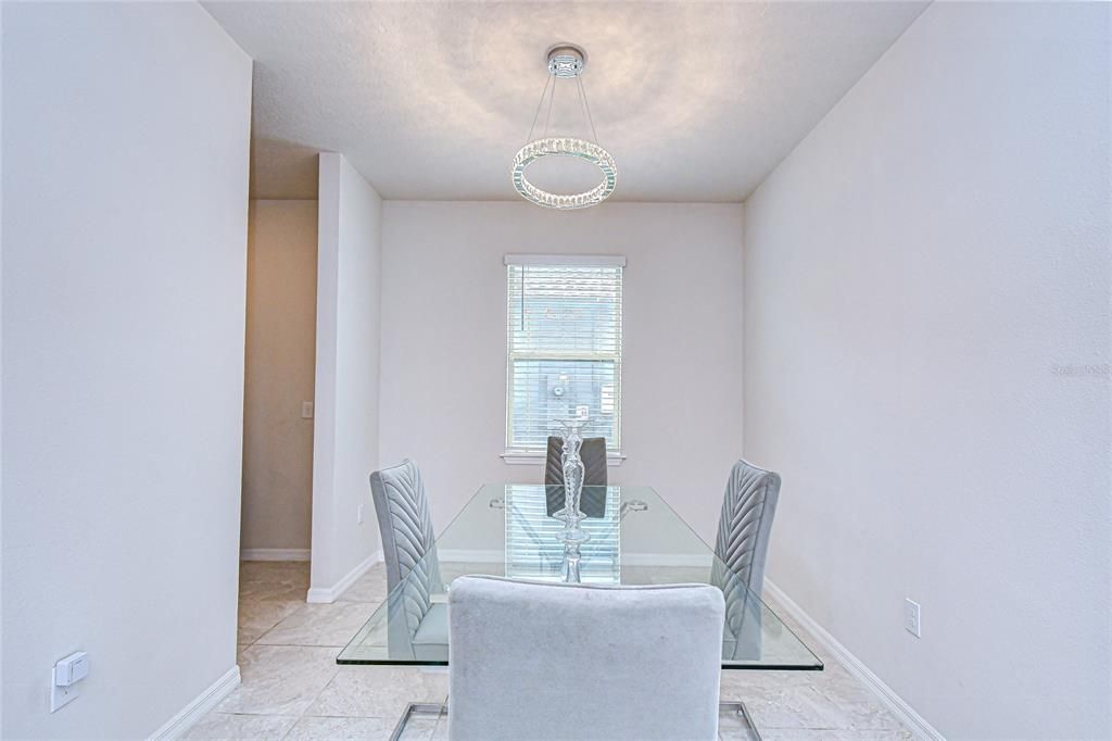 Dining room, Interior, Pendant Lights