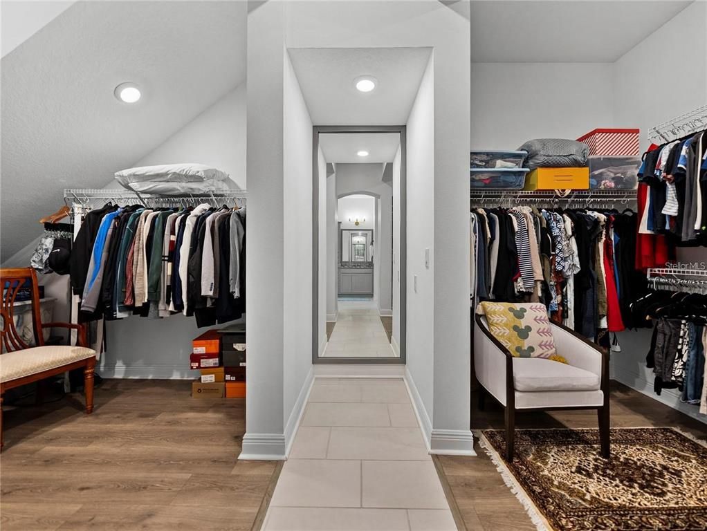 Interior, Recessed Lighting, Walk-in Closets, Wood Texture Flooring