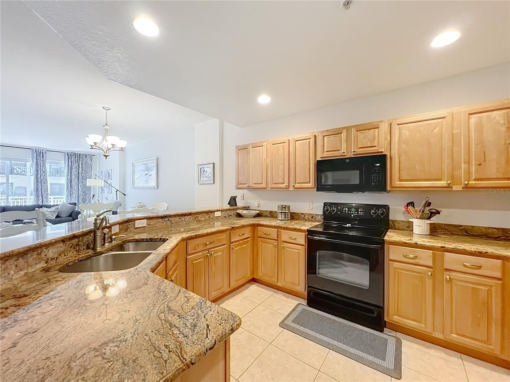 Chandelier, Interior, Kitchen, Recessed Lighting