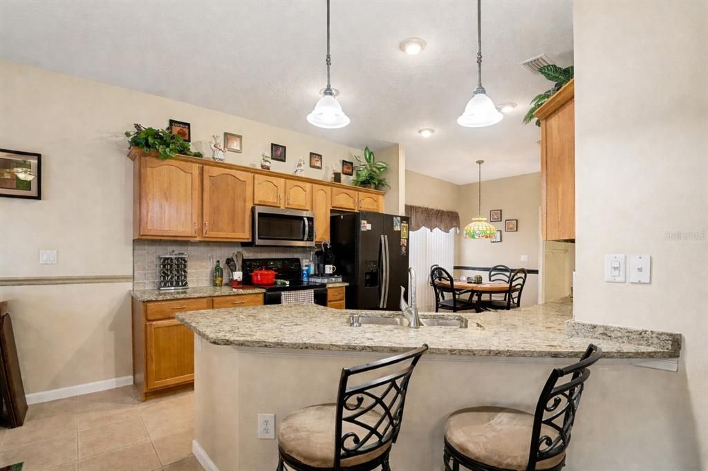 Dining room, Interior, Kitchen, Pendant Lights, Recessed Lighting