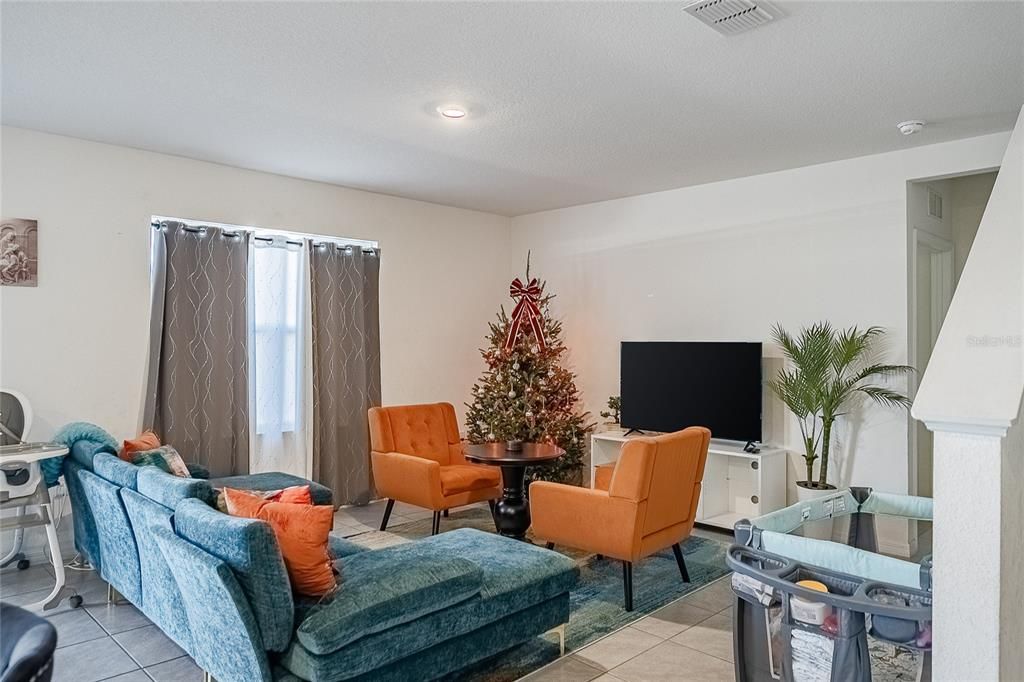 Interior, Living room, Recessed Lighting