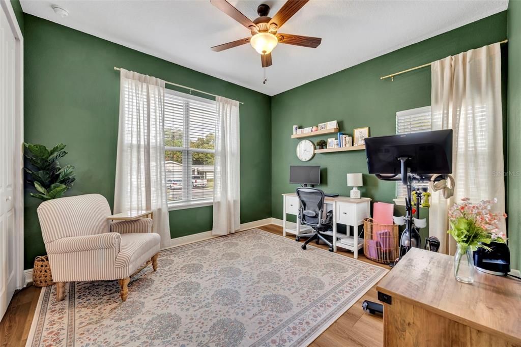 Home Office, Interior, Wood Texture Flooring