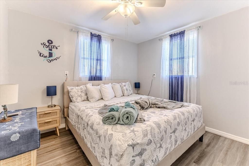 Bedroom, Interior, Wood Texture Flooring