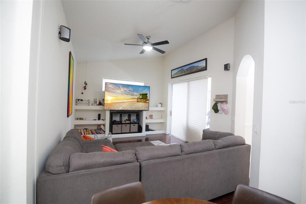 Fireplace, Interior, Living room, Wood Texture Flooring
