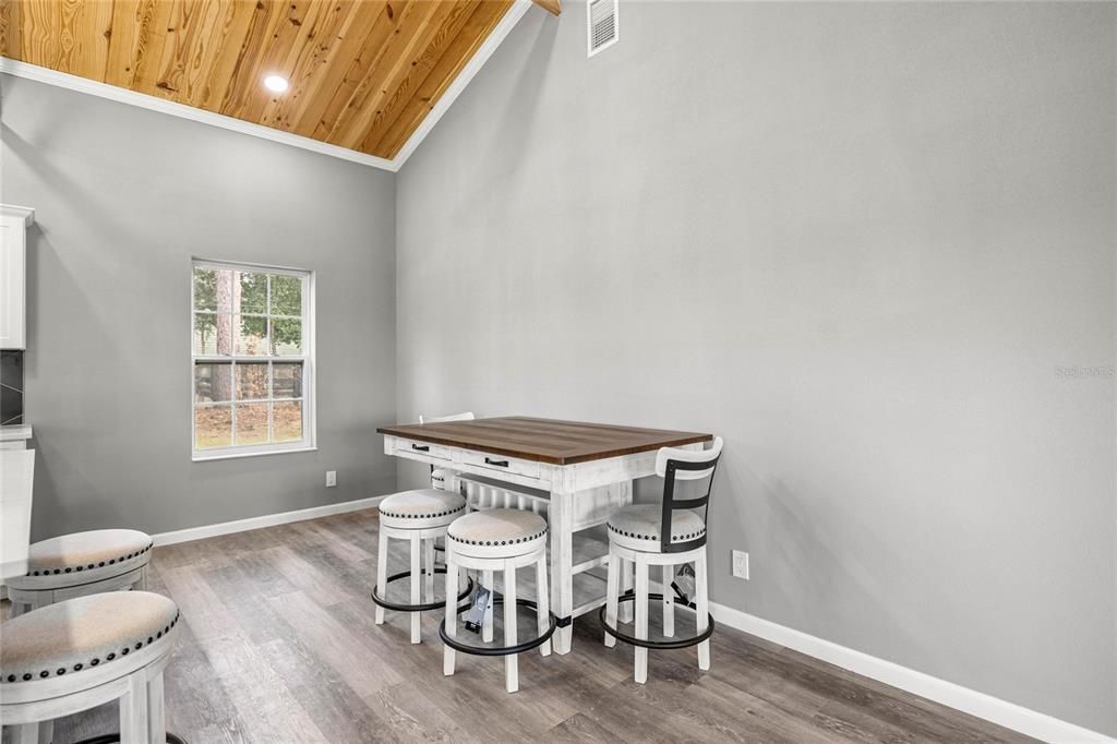 Interior, Recessed Lighting, Wooden Ceilings, Wood Texture Flooring