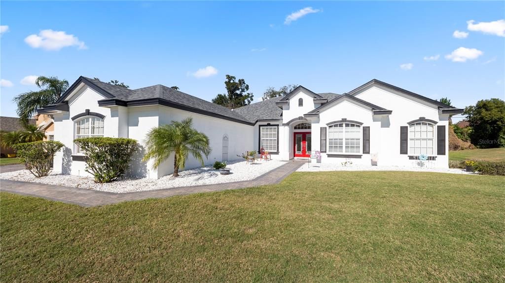 Backyard, Exterior, Facade, Spanish Mediterranean