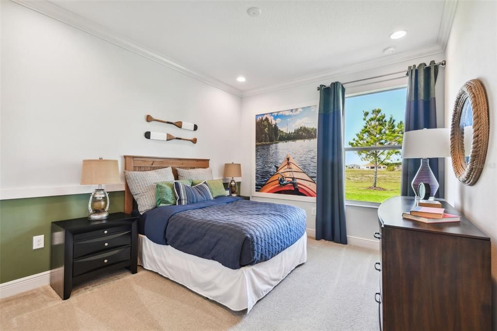 Bedroom, Interior, Recessed Lighting