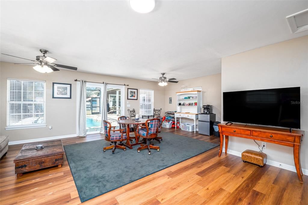 Dining room, Interior, Wood Texture Flooring