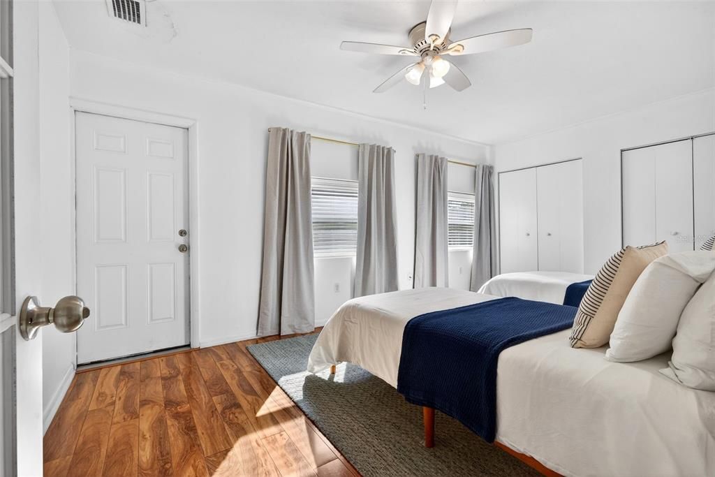 Bedroom, Interior, Wood Texture Flooring
