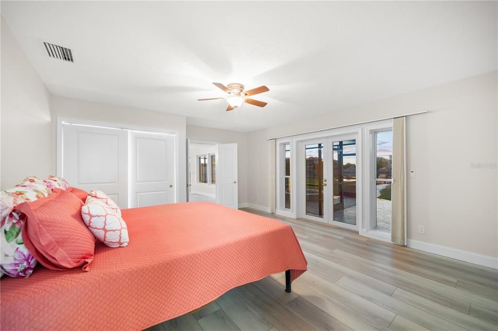 Bedroom, Interior, Water, Wood Texture Flooring