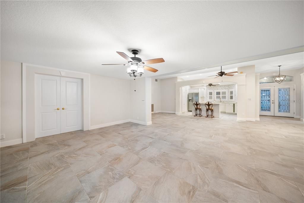 Empty room, Interior, Wood Texture Flooring