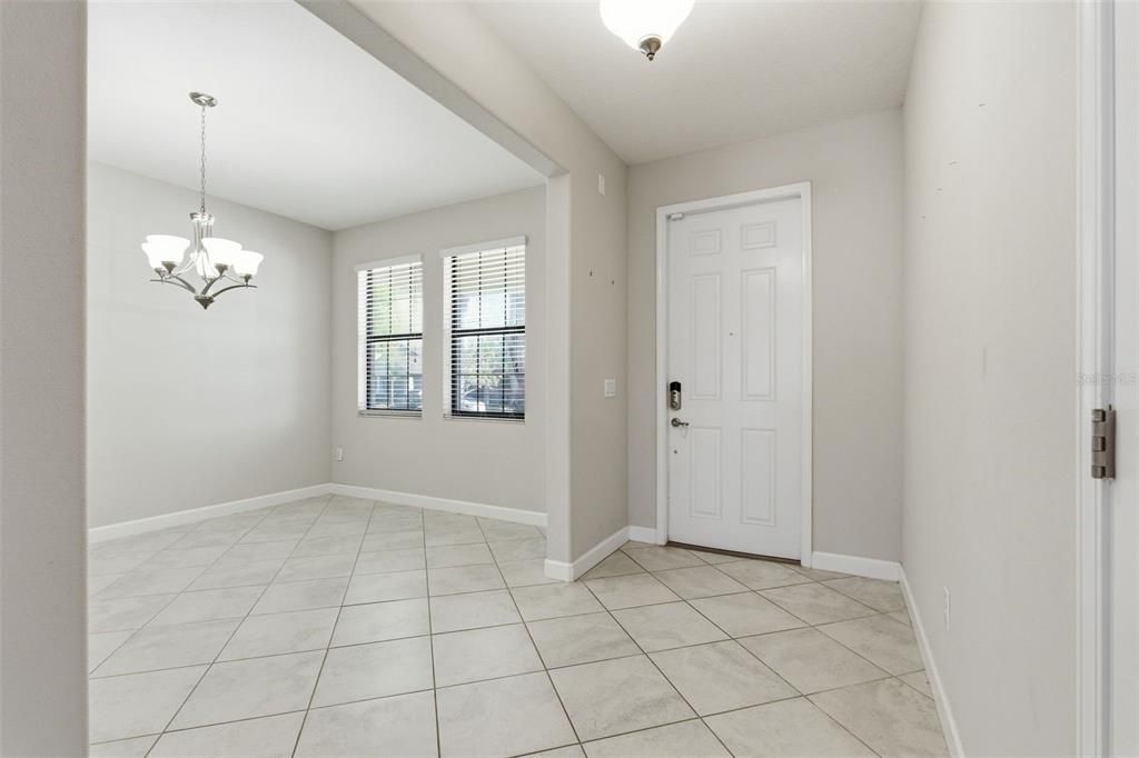 Chandelier, Empty room, Interior