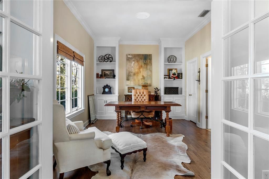 Home Office, Interior, Wood Texture Flooring