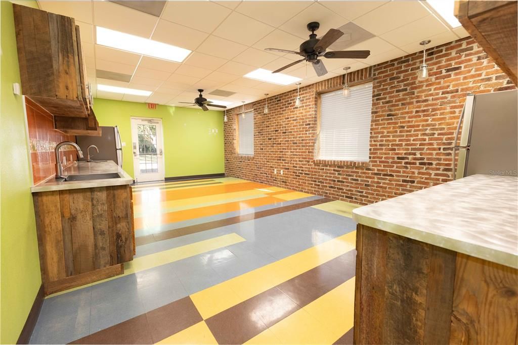 Interior, Recessed Lighting, Stone Walls