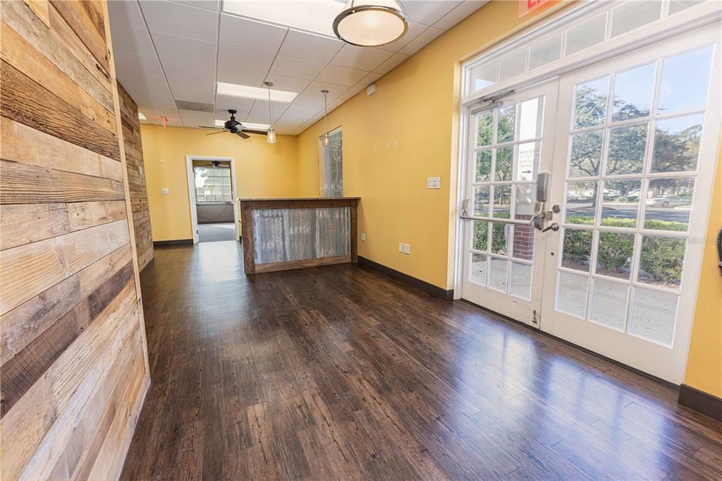 Empty room, Interior, Wood Texture Flooring, Wooden Walls