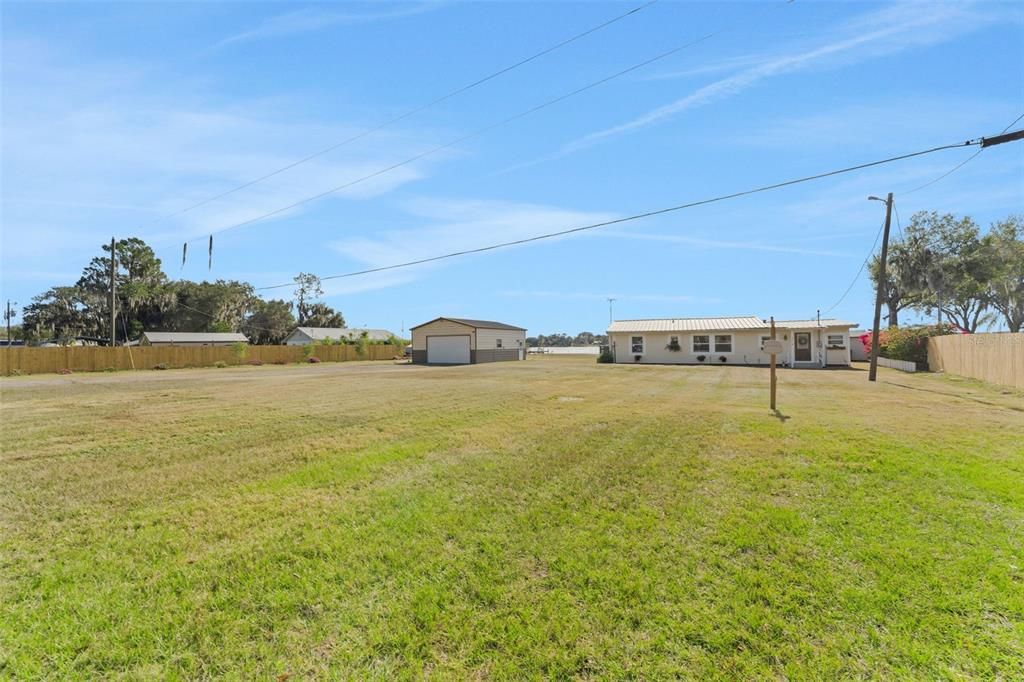 Backyard, Detached Garage, Exterior