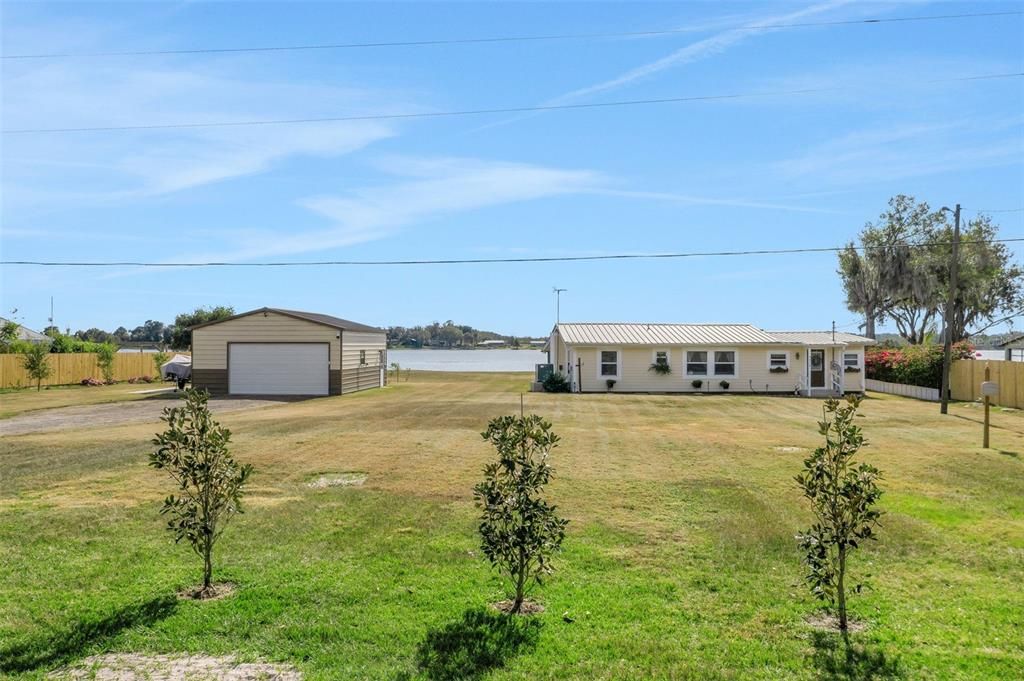 Backyard, Detached Garage, Exterior