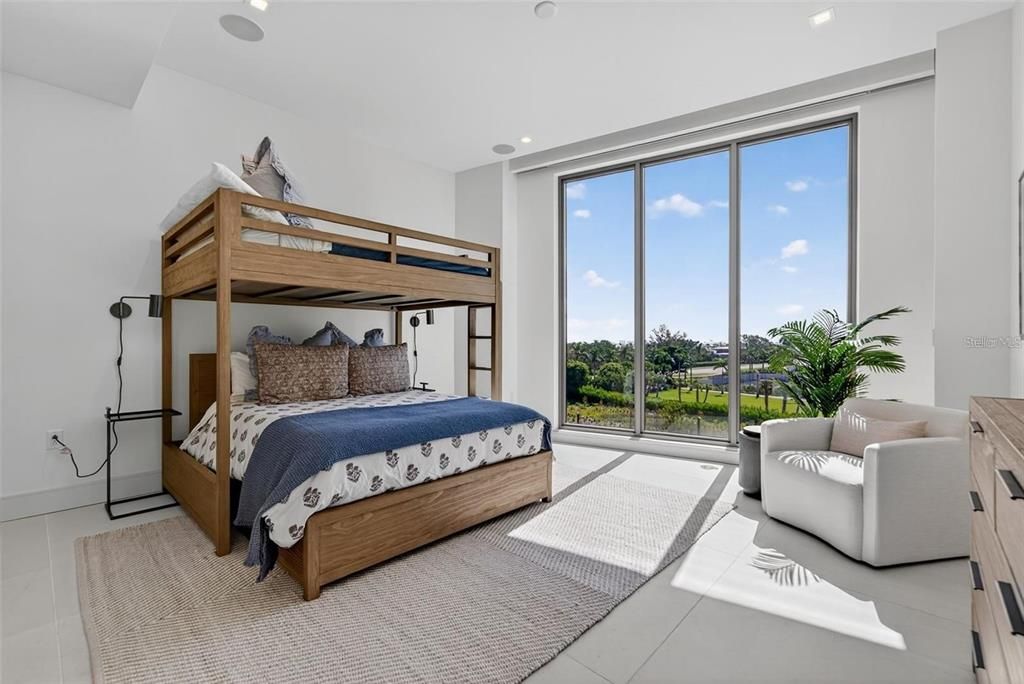 Bedroom, Interior, Recessed Lighting