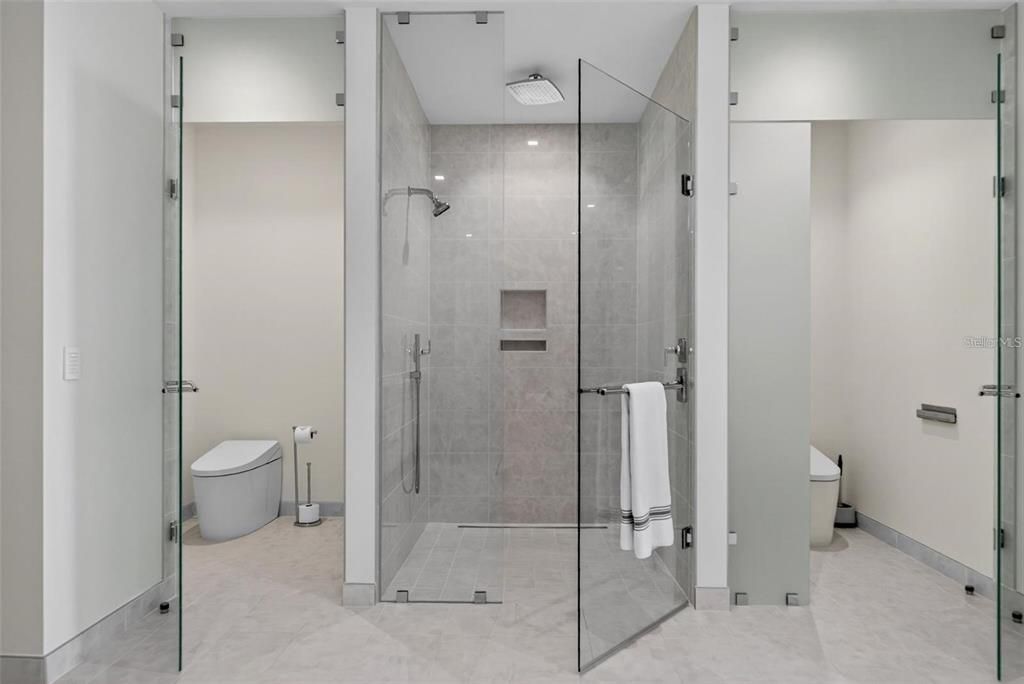 Bathroom, Glass Shower, Interior