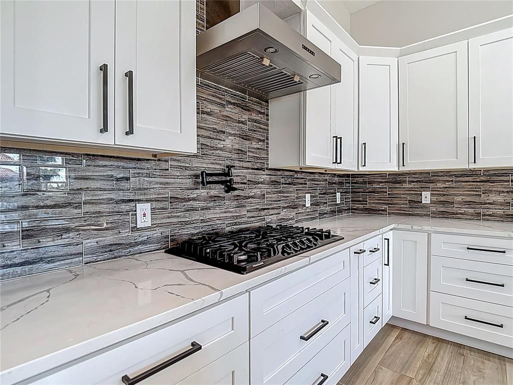 Interior, Kitchen, Wood Texture Flooring